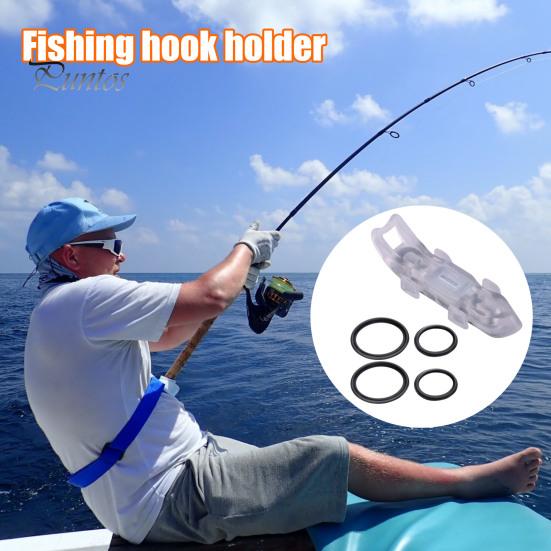 1/2/3 шт. Магнитный держатель крючка для рыболовной приманки с резиновыми кольцами, крючок для приманки без отверстия, автоматический держатель крючка для рыбалки на открытом воздухе