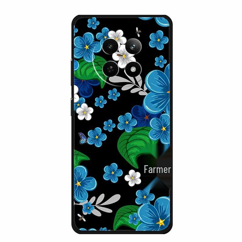 Чехол для телефона Realme 12 5G: Цветная тисненая painting, Ударопрочная с вогнуто-выпуклой текстурой - 1 шт.