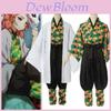 Костюм для косплея Demon Slayer Kimetsu No Yaiba Сабито Изысканный комплект кимоно и плаща для фанатов