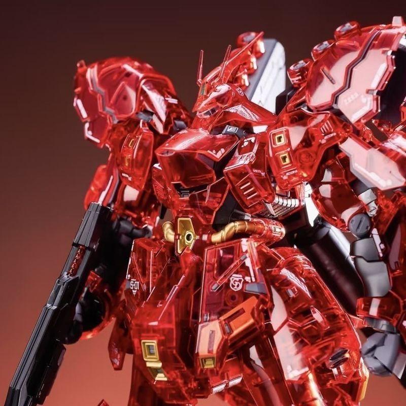Hg 1/144 Sazabi Cleab Color Model Robot Mecha Assembly Model Action Figures Children'S Educational Toys Surprise Gift