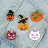 5-7pcs Punk Witch Skull Brooches Cartoon Anime Dinosaur Skeleton Heart Enamel Pin Animal Cats Bag Lapel Badges Jewelry