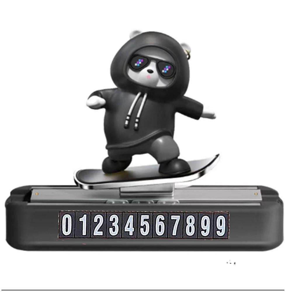 Car Temporary Parking Mobile Phone Number Plate Holder Telephone Number Stickers Car Stop Park Automobile Interior Accessories