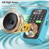 5 Вт Портативное FM-радио Беспроводной Bluetooth-динамик TF-карта USB-накопитель Музыка MP3-плеер