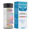 Наборы для тестирования питьевой воды 16 в 1 100 полосок Домашний тест качества воды Легкое тестирование водопроводной воды на жесткость и pH