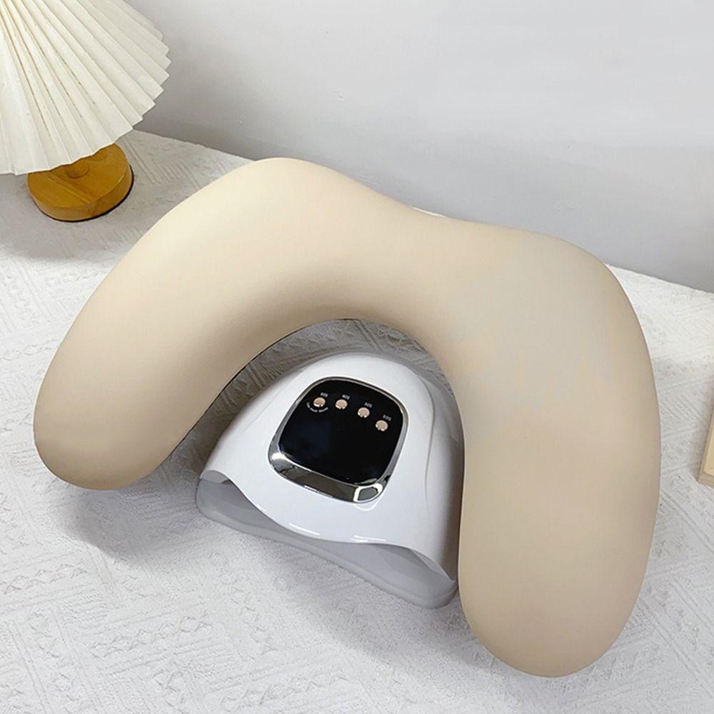 U-shaped Foldable Nail Pillow Wooden Base Manicure Hand Pillow Nail Accessories