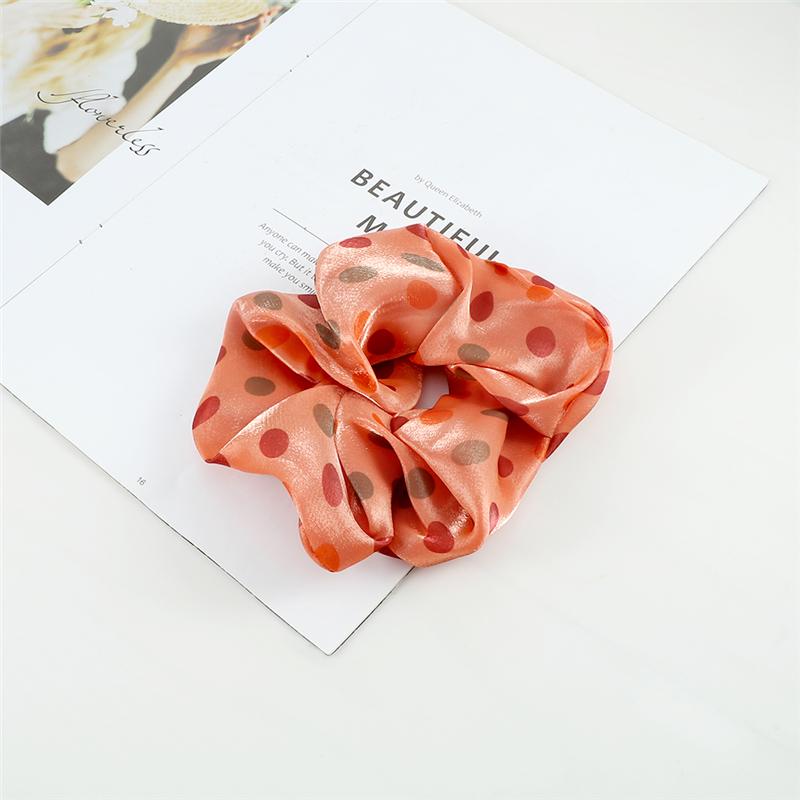 60 Styles Women Girls Satin Scrunchie Candy Color Hair Ties Rope Elastic Fashion Hair Bands Vintage Simple Hair Accessories Gift
