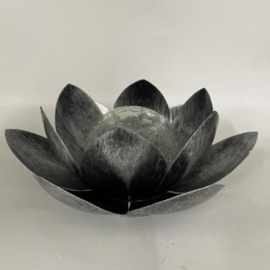 Солнечная лампа Lotus Light, автоматическое включение/выключение IP55, водонепроницаемый беспроводной дизайн, солнечная садовая лампа, украшение для лужайки, патио, улицы