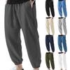 Loose Nine Sports Casual Pants Men's Solid Color Versatile Drawstring Casual Pants