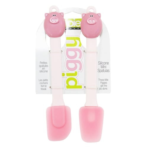 JOIE KITCHEN GADGETS American Deals Corporation MSC Silicone Mini Spatula, Piggy, Set of 2, MSC50794