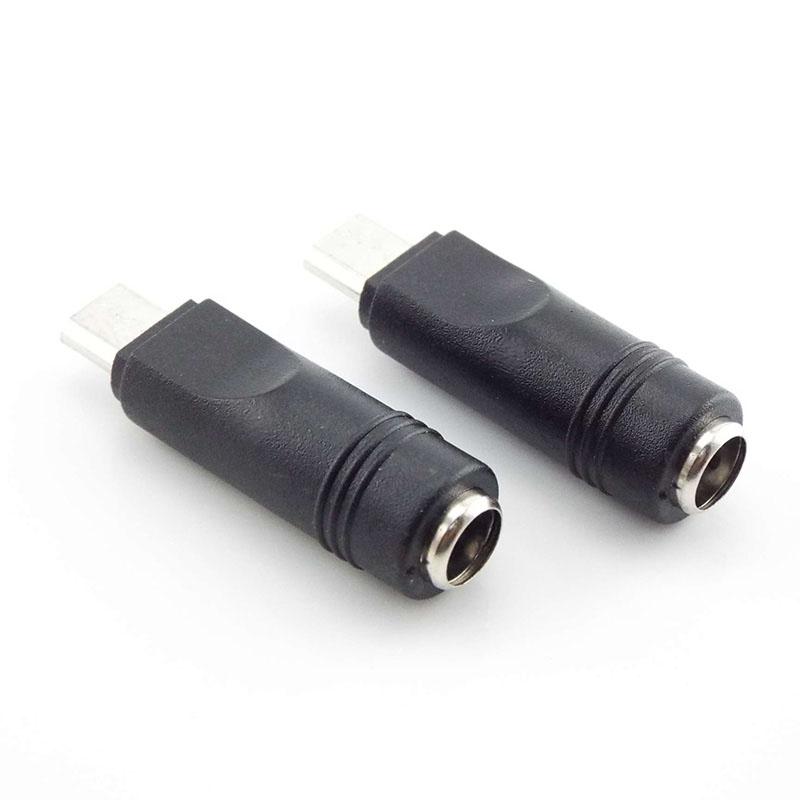 DC Plug to Mirco USB адаптер питания конвертер папа-мама разъем для ноутбука ноутбук компьютер ПК 5.5x2.1 мм