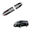 Alphard ALPHARD Логотип на крыле, Наклейка на дверь, Дефлектор воздуха, Передний бампер, Обновление, Защита переднего бампера,