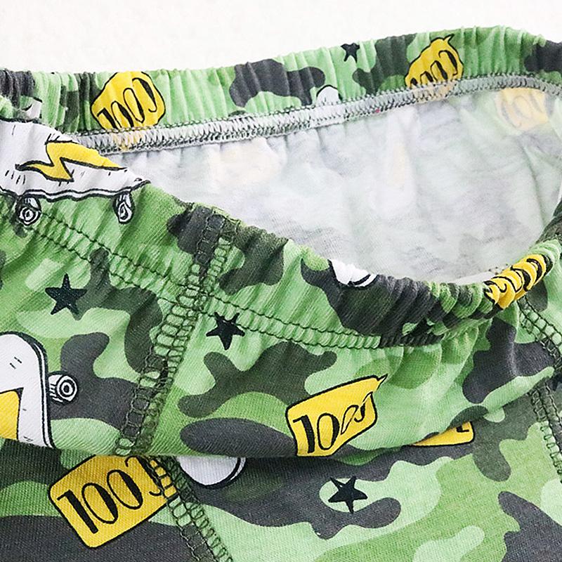 Детские камуфляжные трусы для маленьких мальчиков, трусы-боксеры с героями мультфильмов, детские трусы для детей 2–5 лет