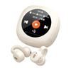 Наушники с костной проводимостью SLuB, Bluetooth 5.4, открытого типа, не закрывают уши, TWS OWS, конструкция ушной манжеты, крепятся зажимом, сенсорный экран, TF