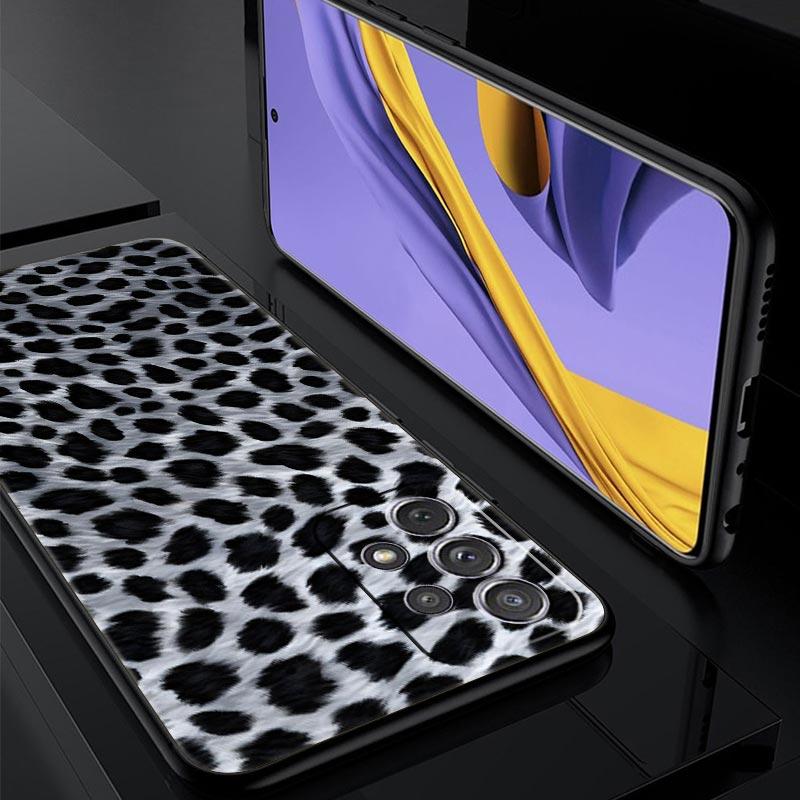 Leopard Print Pattern Phone Case For Samsung Galaxy A17 A07 A55 A35 A25 A15 A05 A33 5G A31 A23 A21s A13 A41 A73 A53 A51 A71Cover