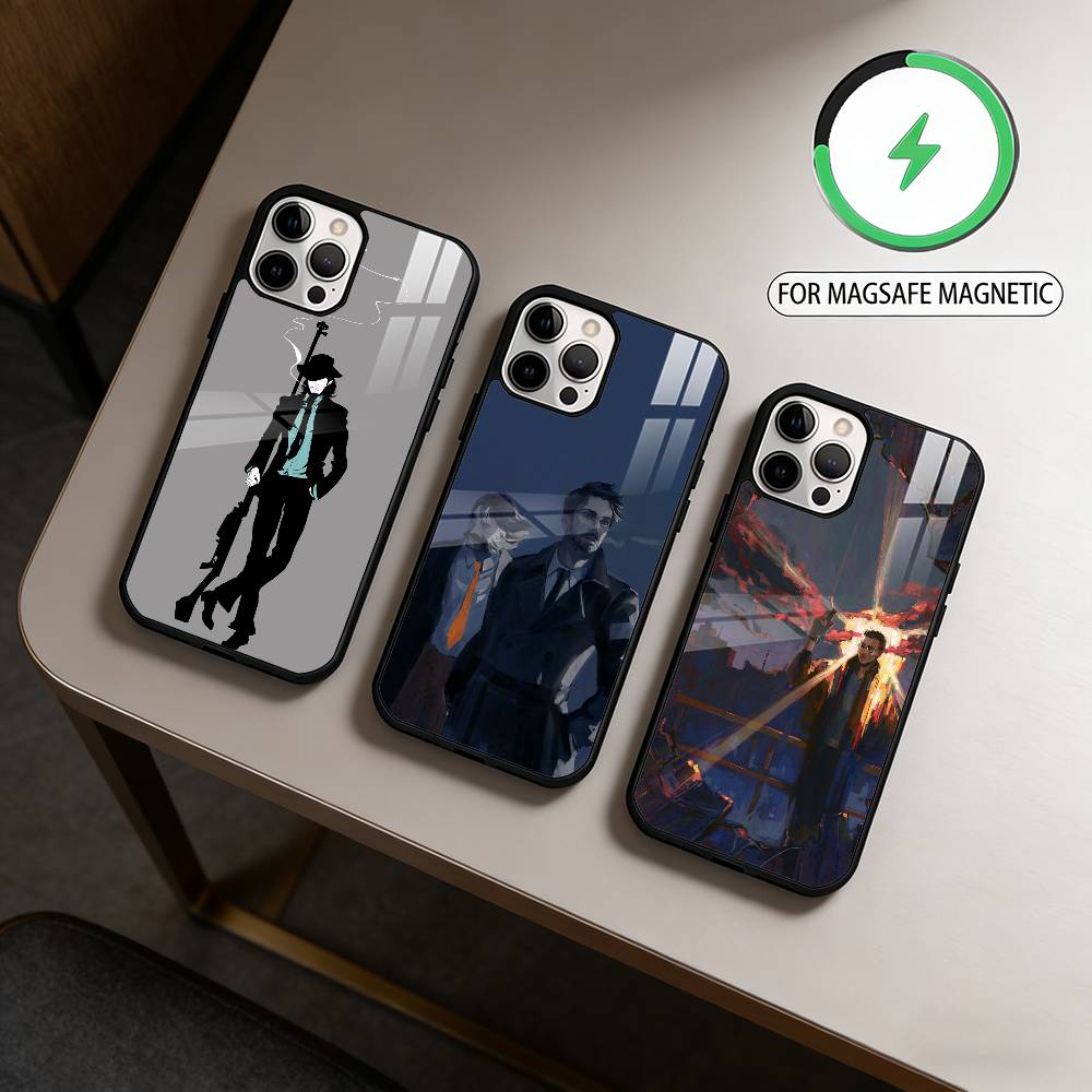 Чехол для телефона G-Game D-Disco E-Elysium для iPhone 17, 16, 15, 14, 13, 12, 11 Plus, Pro Max Магнитный Для Magsafe Беспроводной Зарядки