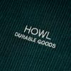 HOWL SUPPLY Вельветовая куртка с молнией до середины Зеленая 25/26