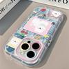 Plaid West Highland for Apple 16 Feather Cream Phone Case for IPhone 15 Promax Cartoon 14/13