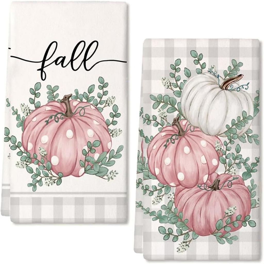 Microfiber Halloween Pumpkin Festival Green Elf/ Printed Towel Kitchen Washing Hand Towel Face Towel