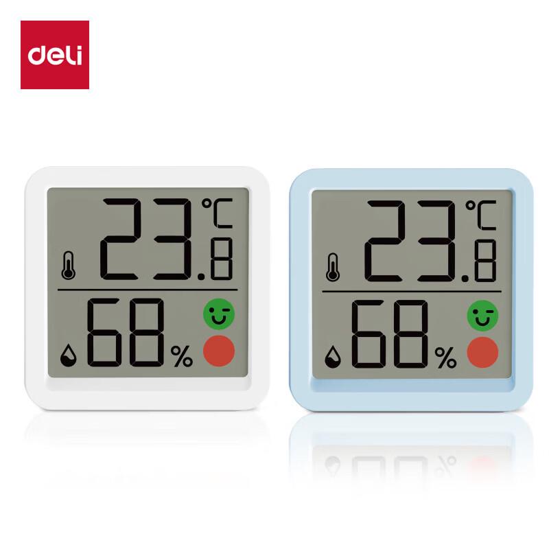 Deli Digital Indoor Thermometer Hygrometer