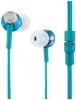 Наушники-вкладыши Audio Technica бирюзово-синие TBL ATH-CK350M