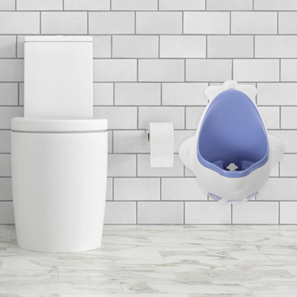 MERRYHAPY Wall-Mounted Boys Potty Training Urinal Portable Boy Girl Urinal for Boy Girl Fun Design with Moderate Capacity Easy To Clean Space-Saving