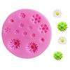 CUCU Small Daisy Flower Chrysanthemum Silicone Mold Cake Decoration Fondant Chocolate Baking Mold