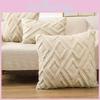 Geometric Pillow Cover Plush Material  And Logo Living Room Sofa Home Decor