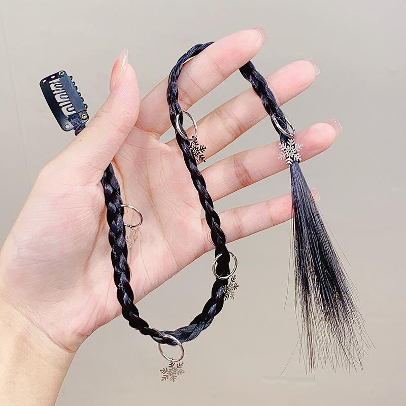 Милый крутой парик с пряжкой, заколка для волос Spice Girl, имитация косы, зажим для кос, дреды, боксерская коса, аксессуары для волос