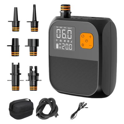 DC 15V 120W портативный воздушный насос 25PSI надувной насос постоянного тока SUP со встроенной батареей SUP воздушный насос для серфинга доска с веслом лодка каяк