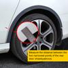 Накладка на колесную арку Защитная полоса 1 шт. Защита от царапин 1,5 м Полоса на колесо автомобиля ПВХ Накладка на боковое крыло автомобиля