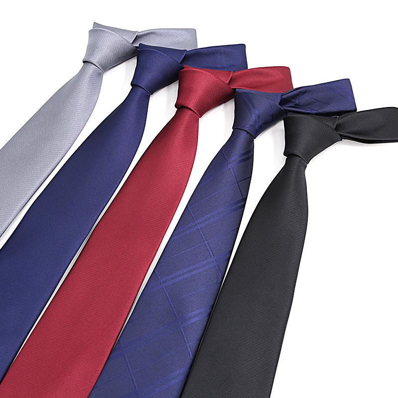 Мужской Формальный Деловой Повседневный Однотонный или В Полоску Галстук