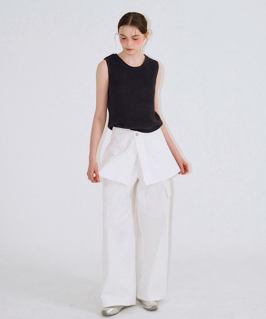 APOEM Round Ribbed Knit - 2Colors