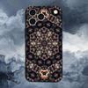 Чехол с ярким узором мандала для iPhone 12, 14, 15, 16, 17, 13, 11, X, Mini, Plus, Pro Max, 8, 7, XR, SE, XS, Мягкий силикон, Черный