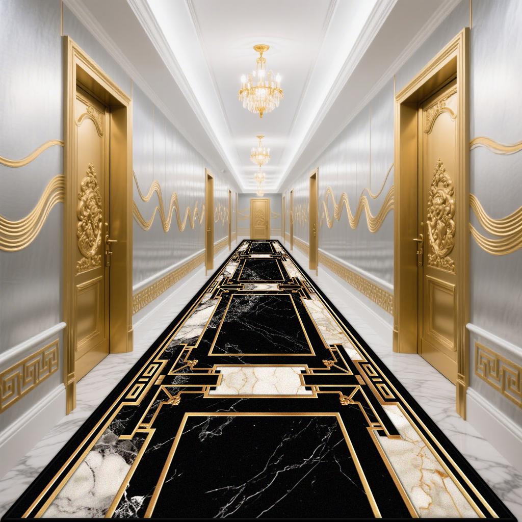 Роскошный ковер в европейском стиле для лобби, холла, коридора, нескользящий ковер-дорожка для лестницы, настраиваемый коврик для дома, прихожей