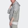 Adidas Толстовка с капюшоном с логотипом и длинными рукавами, мужская, серая, HN1950