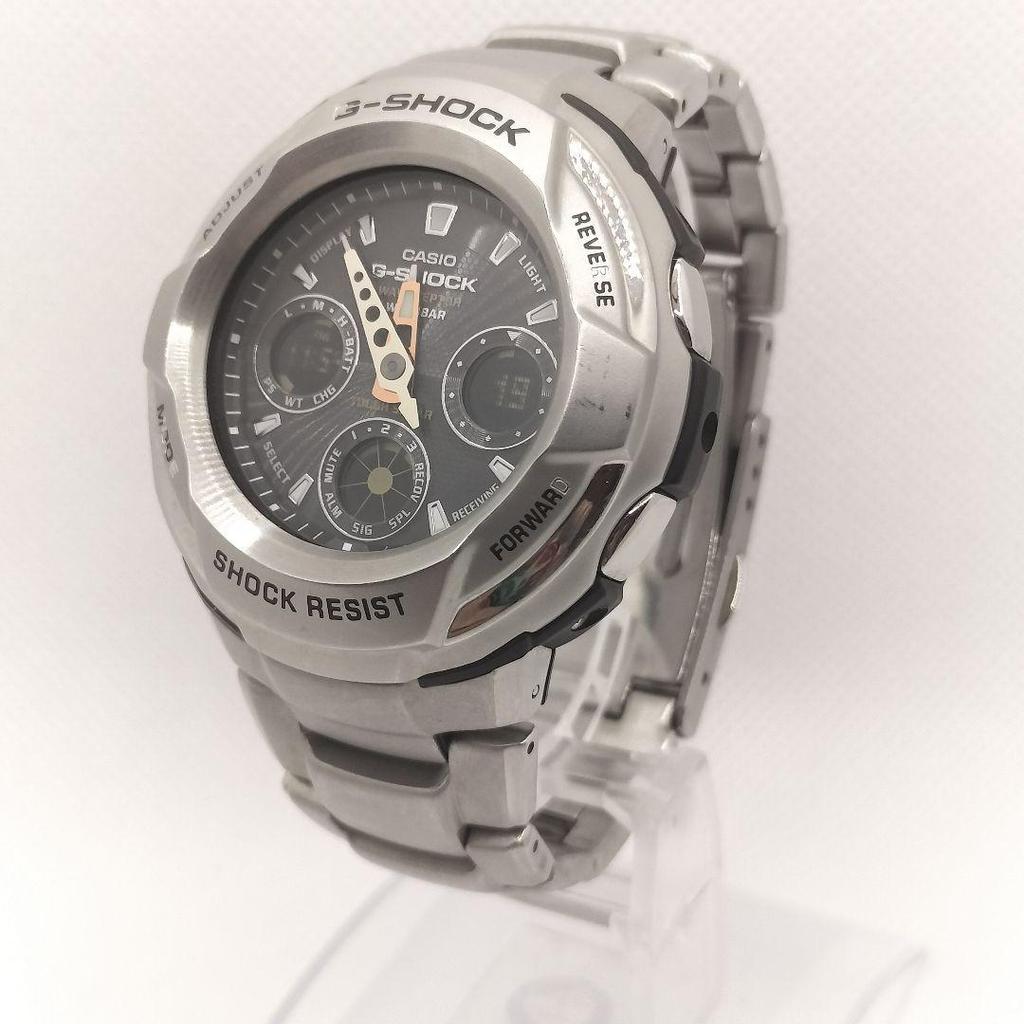 Used Working item G-SHOCK men's watch radio solar metal band GW-1800DJ