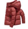 2025 Winter Men's Hooded Down Jacket - Korean Style, Warm, Stand Collar, White Duck Down for Middle-Aged & Young