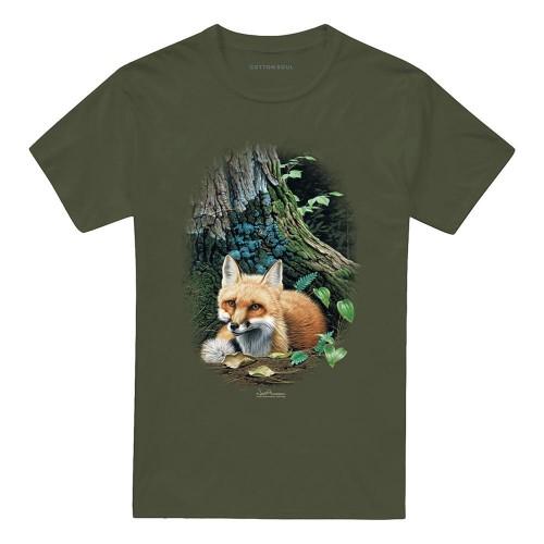 Wild Wings Unisex Adult Wildlife Cozy Retreat T-Shirt