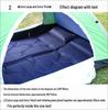 Self-Inflating Outdoor Camping Mat - Connectable Sleeping Pad for Single or Double Tents