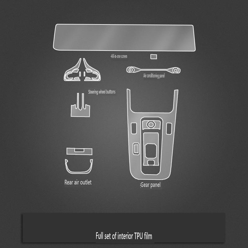 TPU Transparent Protector Film for GAC EMPOW -2024 Car Interior Sticker Center Console Gear Navigator Door Decor Accessories