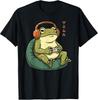 Vintage Japanese Gamer Frog Graphic Tee for Men, Women, and Boys