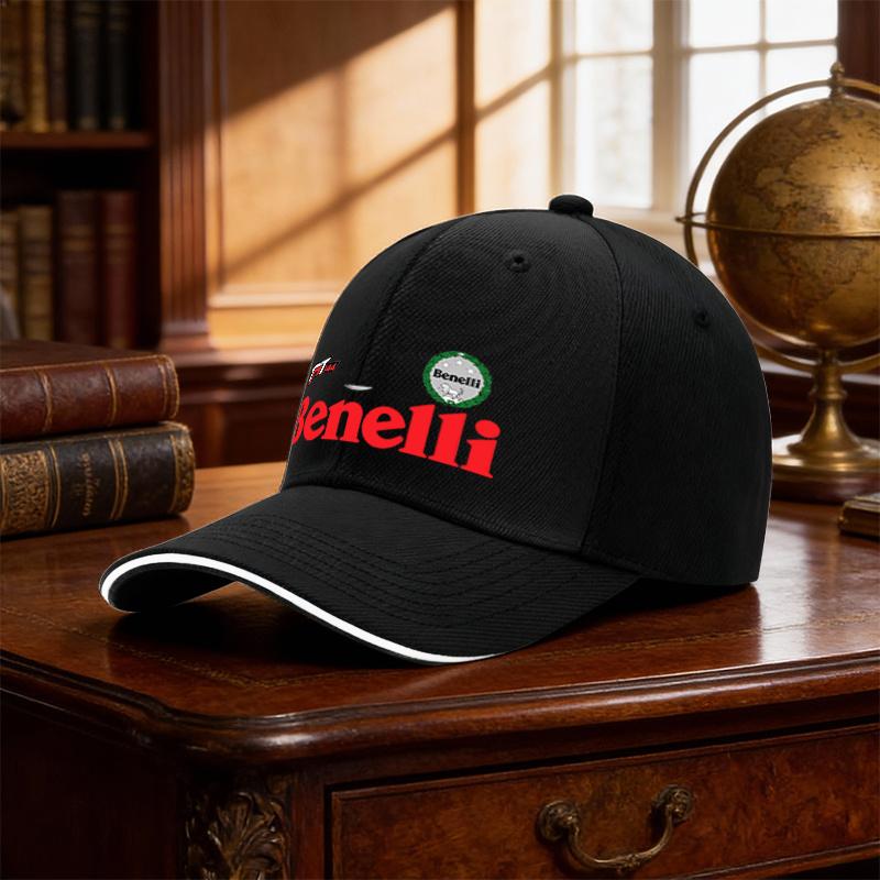 Бейсболка Benelli с красно-черным логотипом, дышащая, легкая, регулируемая, в стиле хип-хоп, для унисекс, женщин