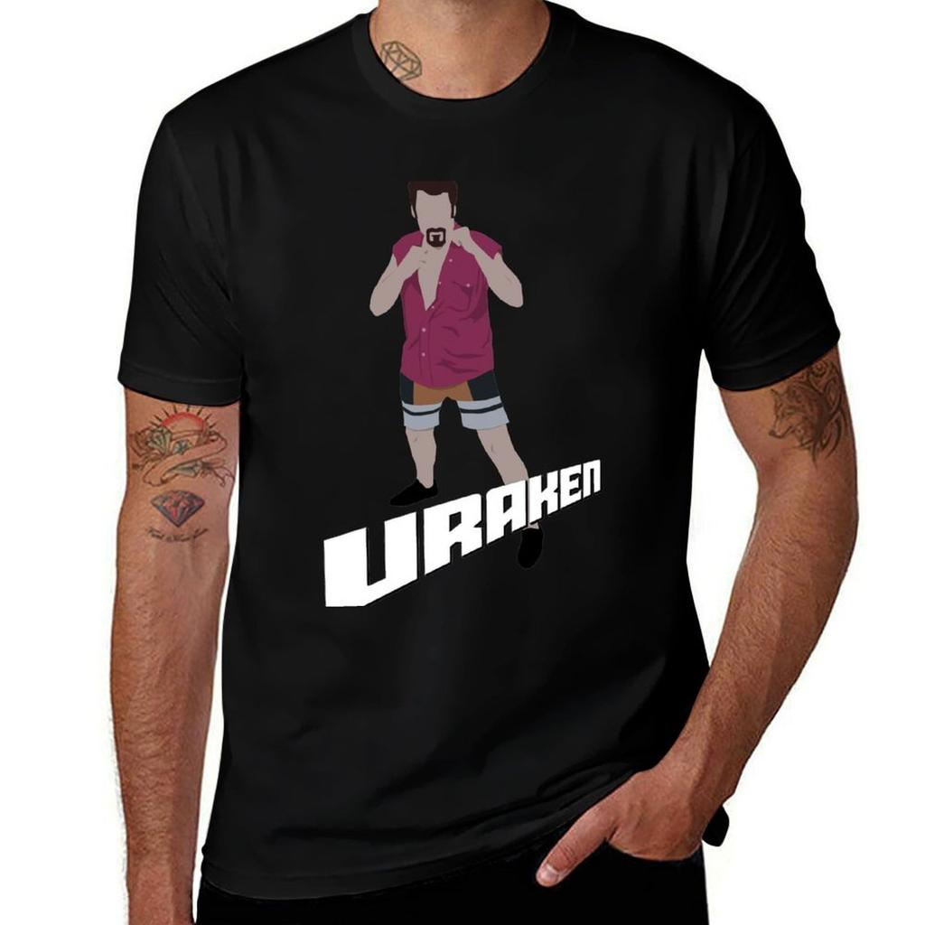 Uraken Tshirt Casual Graphic Print Tee