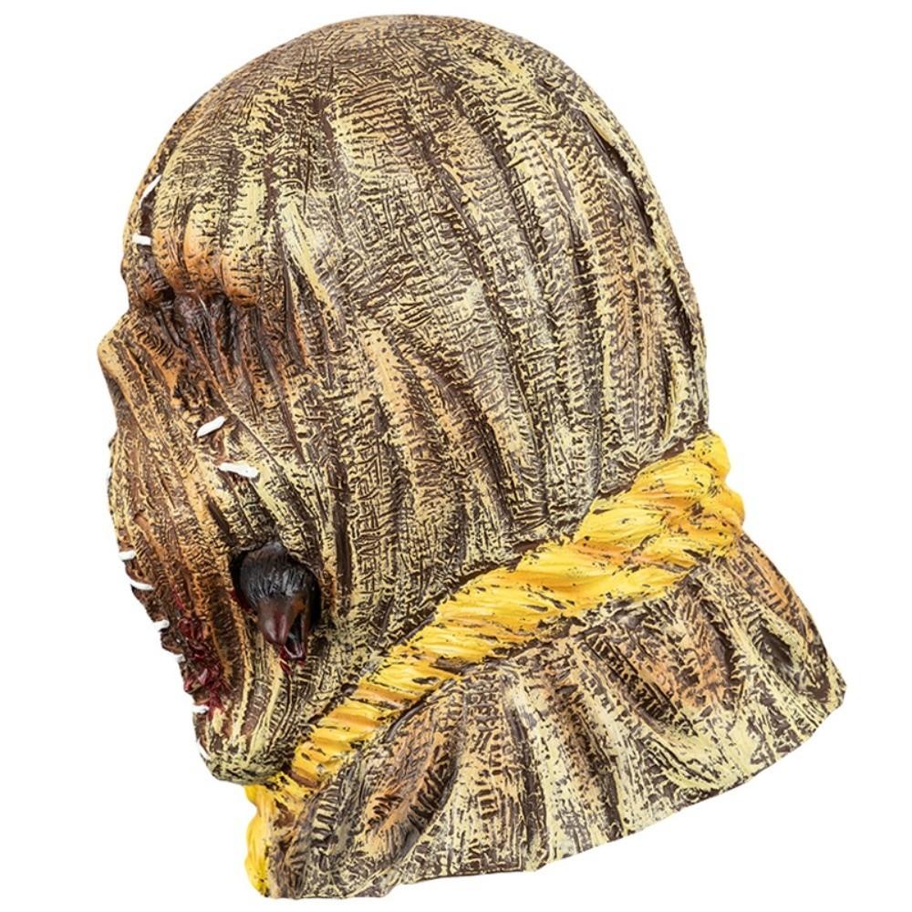 Party Props Scarecrow Headgear Latex Halloween Mask Creative Zombie Head Covering Carnival