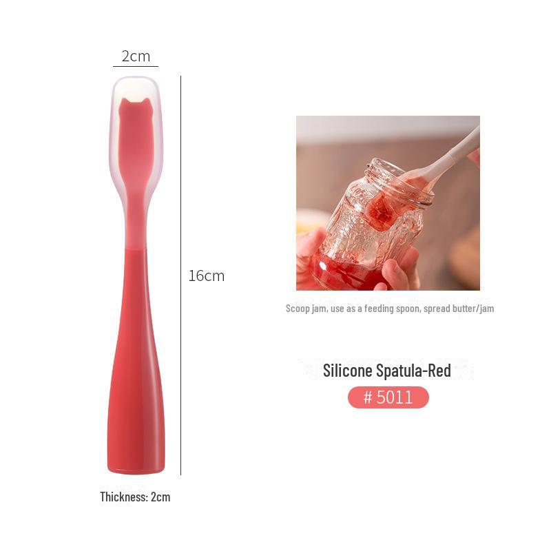 Japan KM.5088 Multi-Purpose Silicone Bottle and Jar Scraper