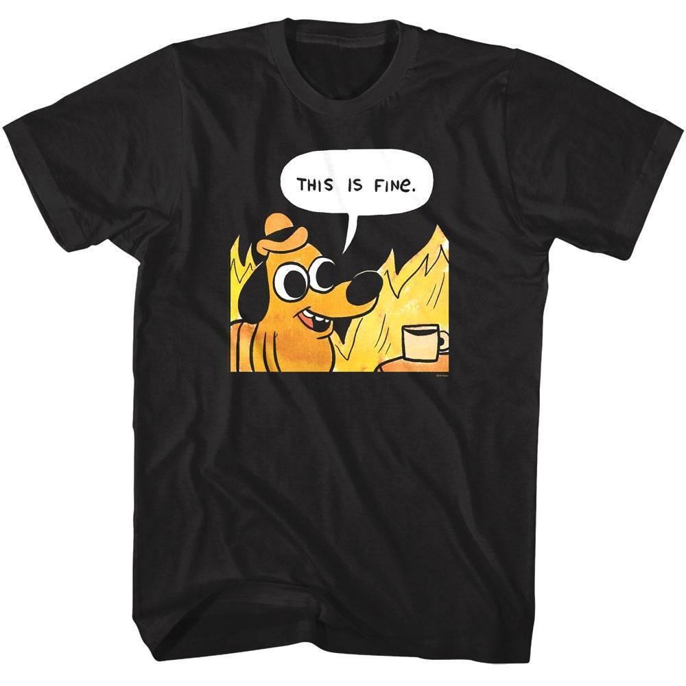 This is Fine Dog Men T Shirt
