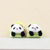 Charming Panda Keychain Plush Toy Fluffy Soft Stuffed Doll For Handbags