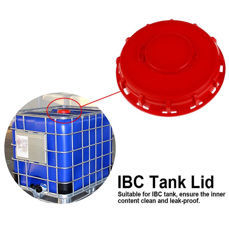 Red Ibc Lid Water Liquid Storage Ibc Tank Fitting Plastic Cover Cap Adaptor