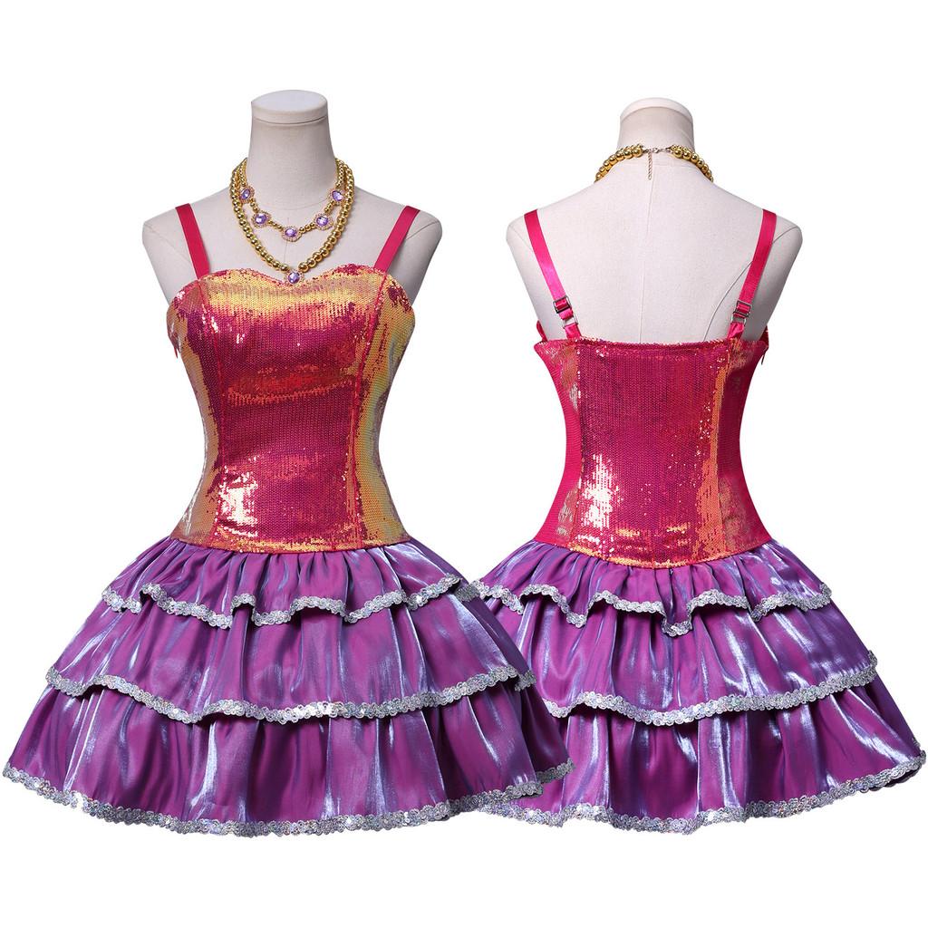 Barbie Life In The Dreamhouse Barbie Cosplay Costume With Satin And Cotton Fabric For Anime Fans