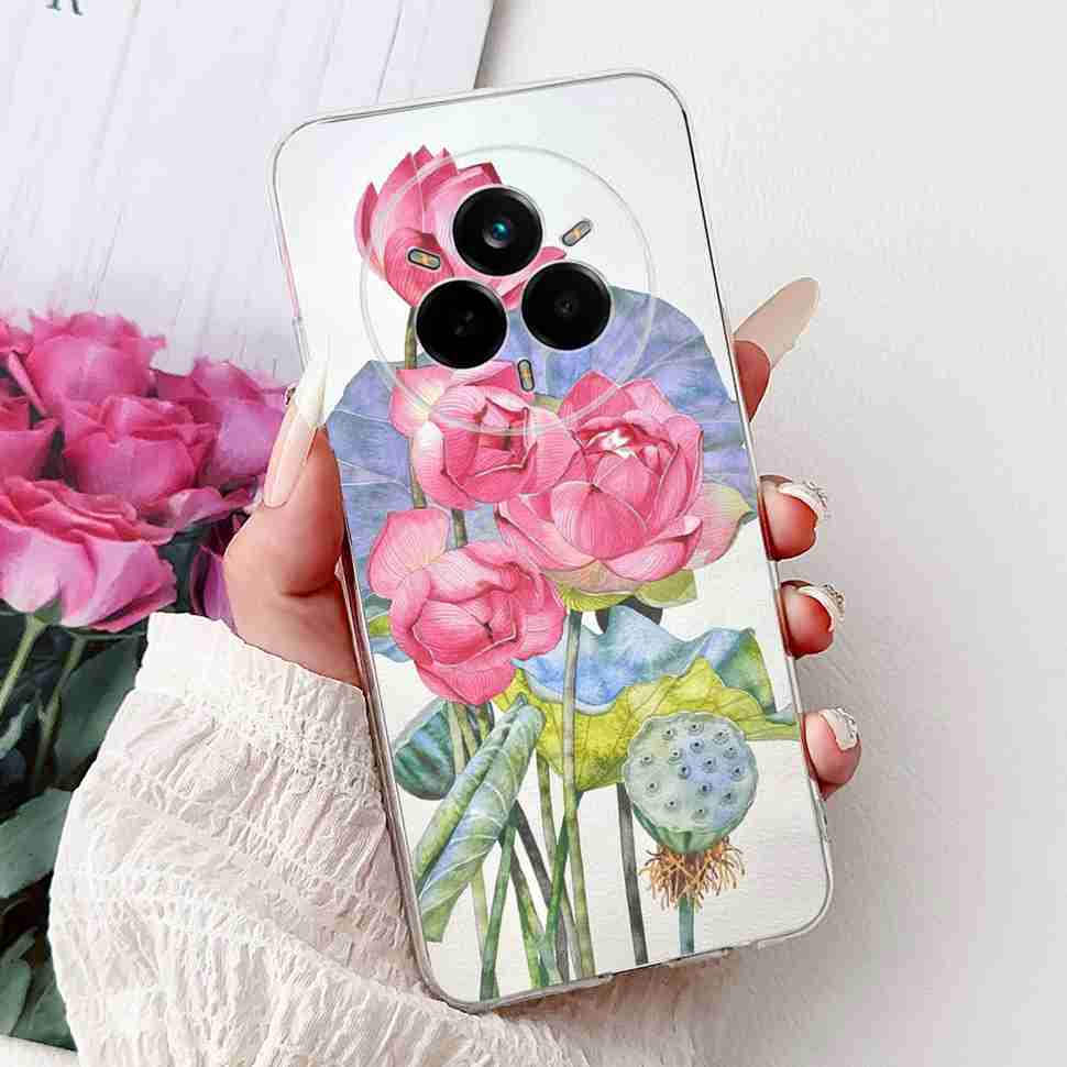 Чехол для Realme 14 Pro 5G RMX5056 Новый модный стиль Мягкий силиконовый чехол из ТПУ для Realme 14Pro+ 14Pro Plus 5G RMX5051 Защитный корпус-бампер